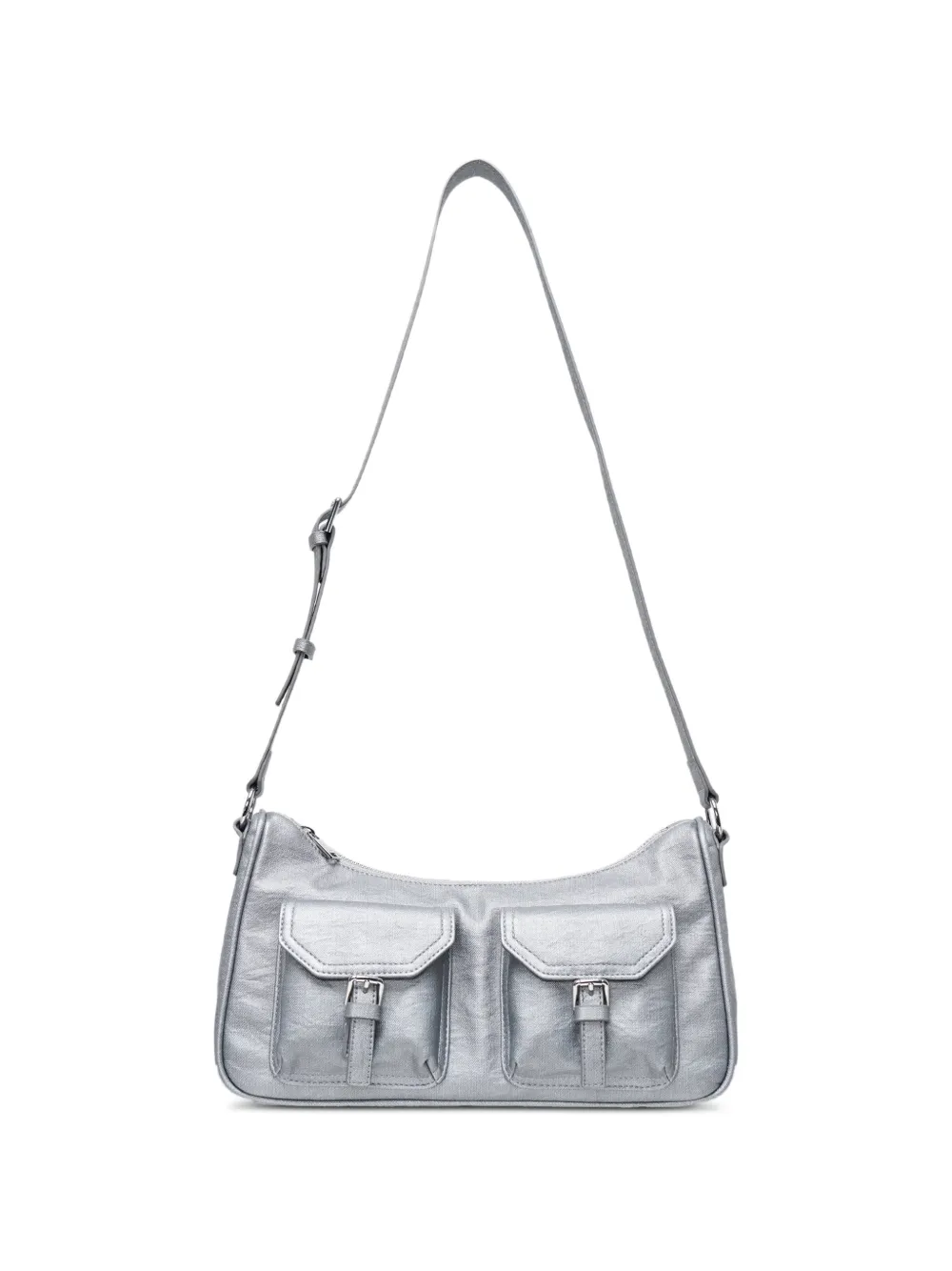 STAND OIL mini Joey shoulder bag - Argento