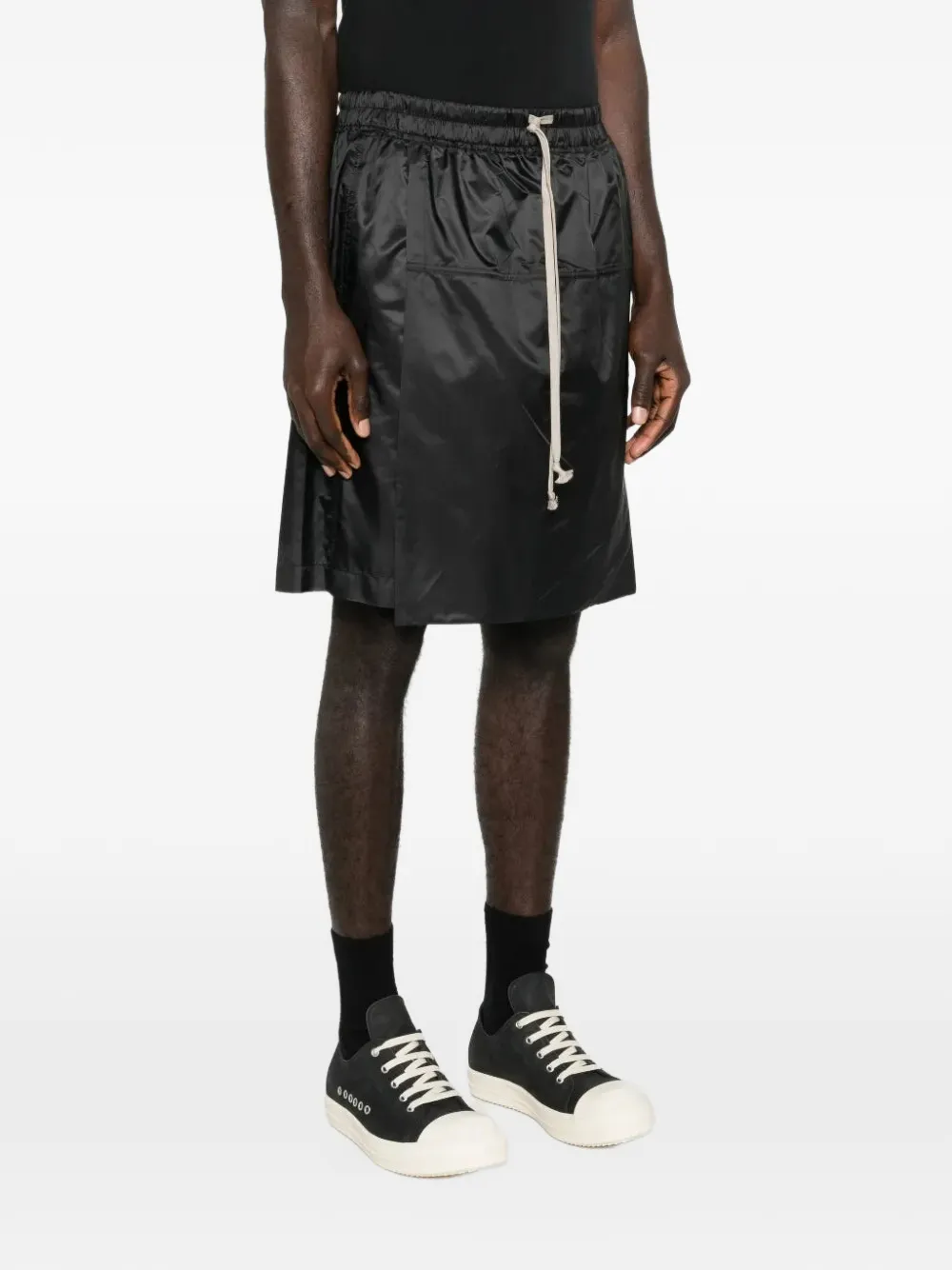 Moncler Kilt shorts met trekkoord Zwart