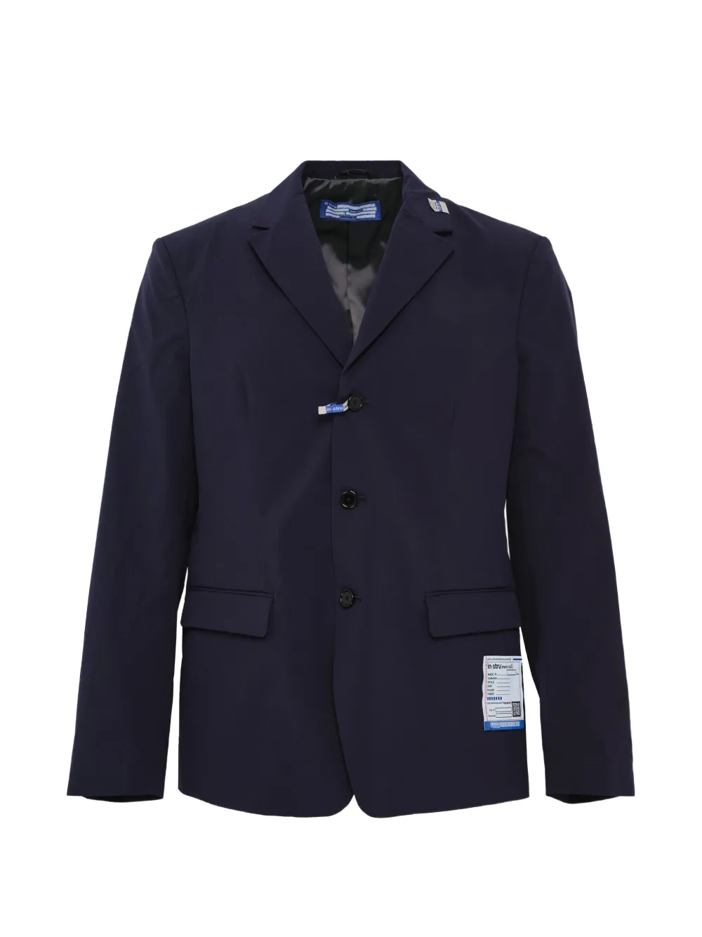 Maison MIHARA YASUHIRO single-breasted blazer - Blu