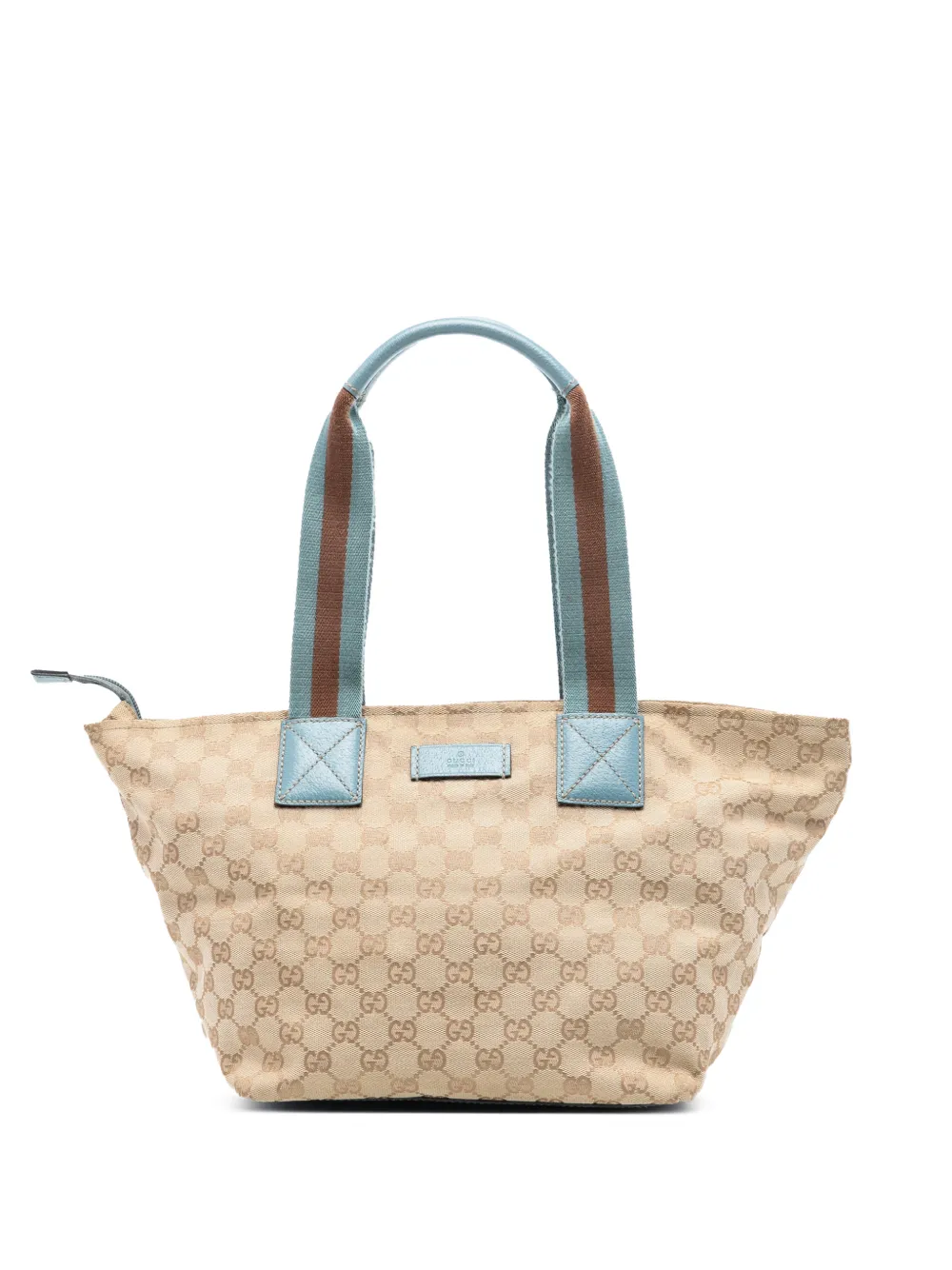 Gucci Pre-Owned 2000-2015 GG Canvas Web tote bag - Marrone