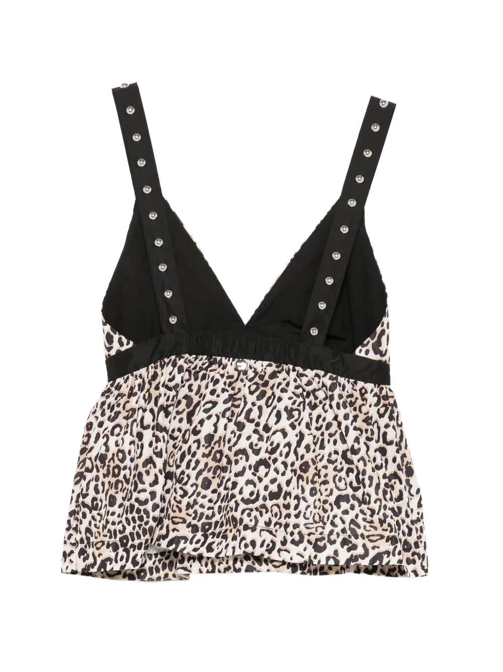  Liu Jo Studded V-neck Top - Neutrals 