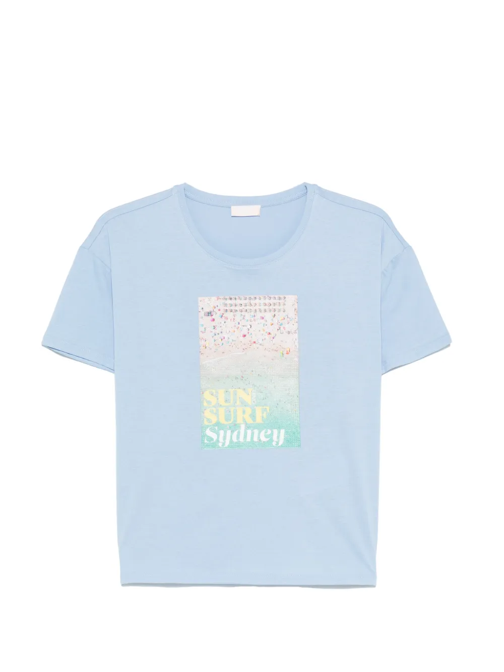 LIU JO graphic-print T-shirt - Blu
