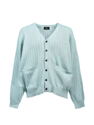 BREATH カーディガン BREATH Ribbed zip-up Cardigan | Blue | FARFETCH KW