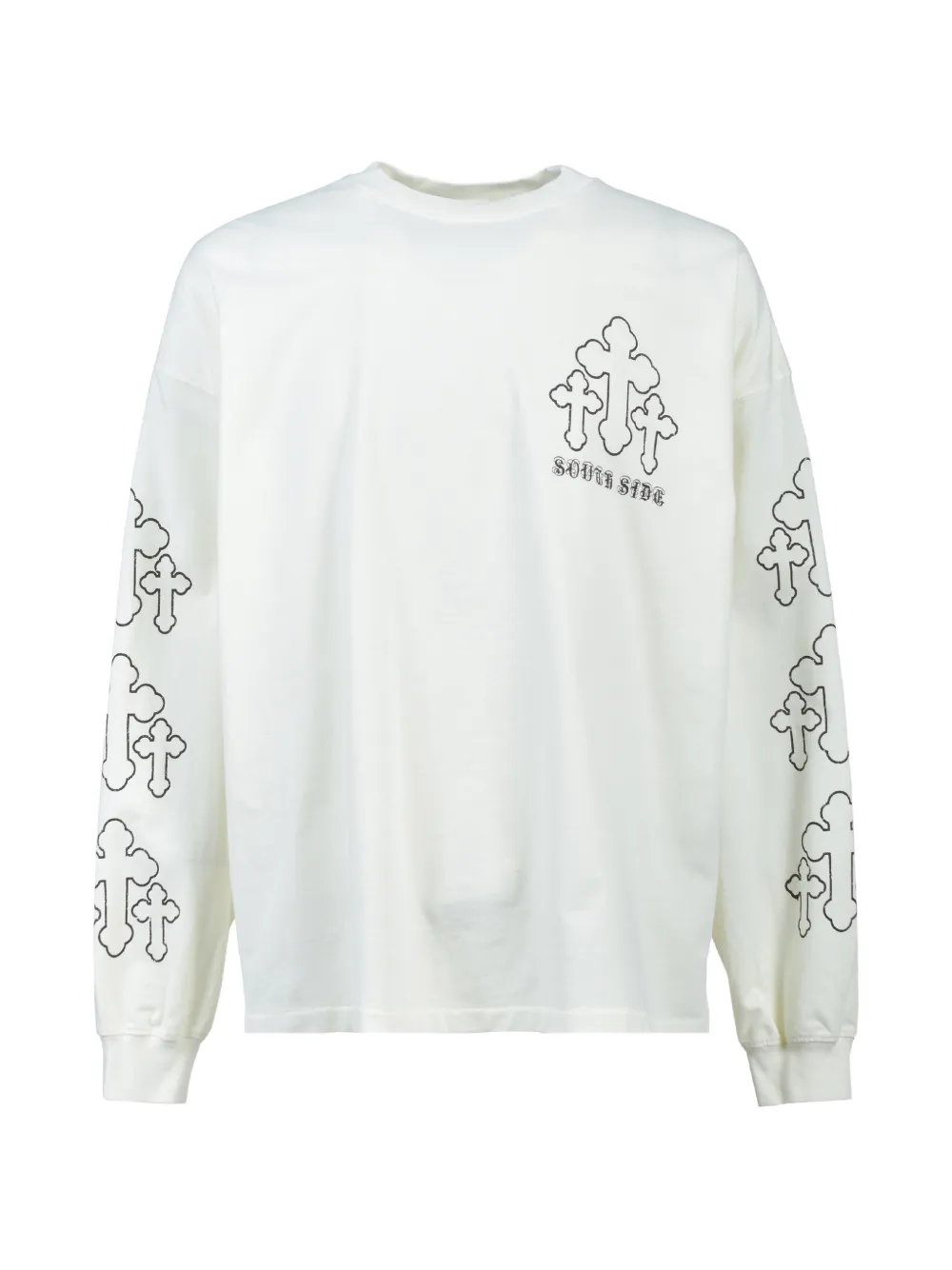 BREATH cross graphic T-shirt - Toni neutri