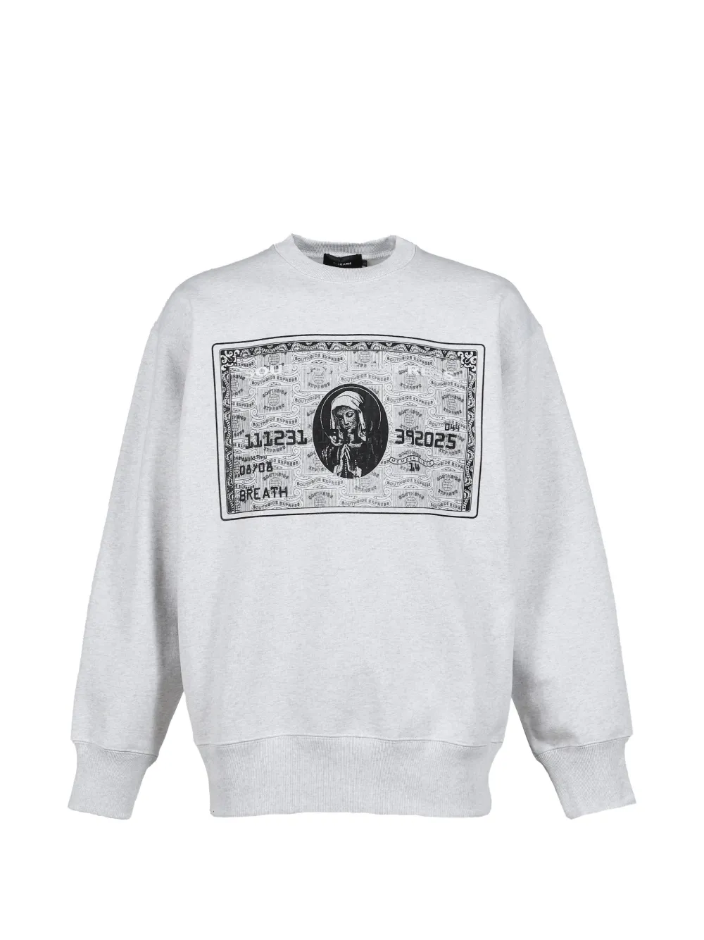 BREATH graphic sweatshirt - Grigio