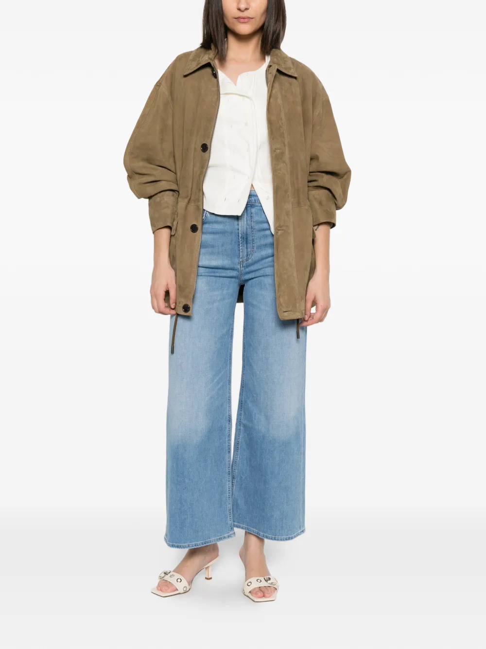 Citizens of Humanity Lyra jeans met wijde pijpen Blauw