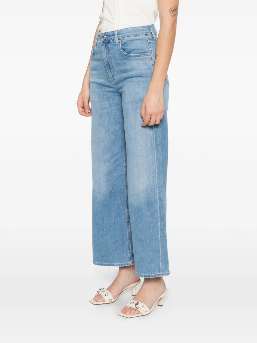 Citizens of Humanity Lyra jeans met wijde pijpen Blauw