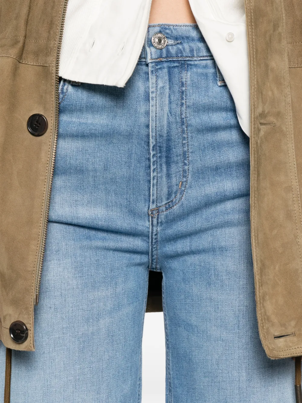 Citizens of Humanity Lyra jeans met wijde pijpen Blauw