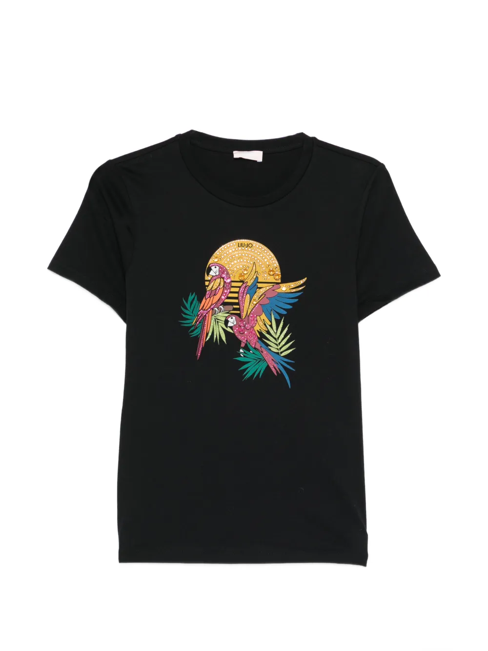 LIU JO graphic-print T-shirt - Schwarz