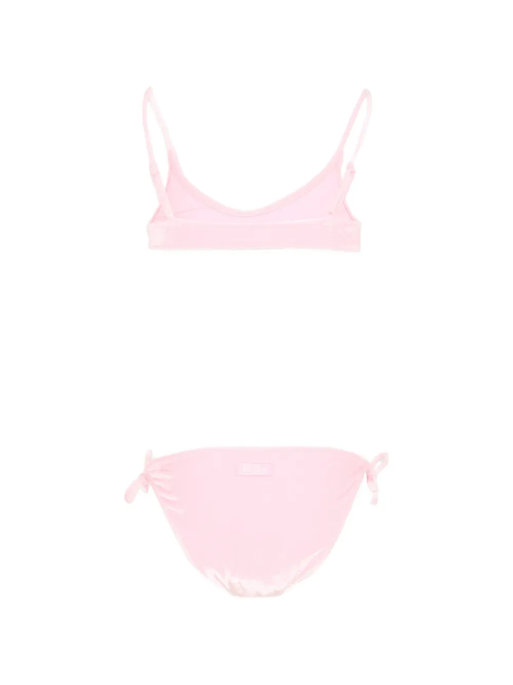MC2 Saint Barth Kids Bikini met logopatch Roze