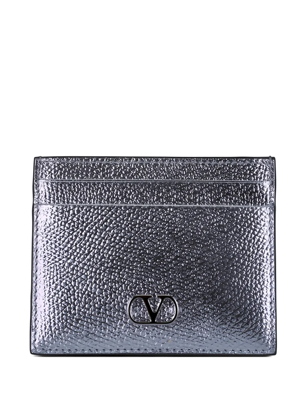 Valentino Garavani Pre-Owned Portacarte VLogo Signature - Argento