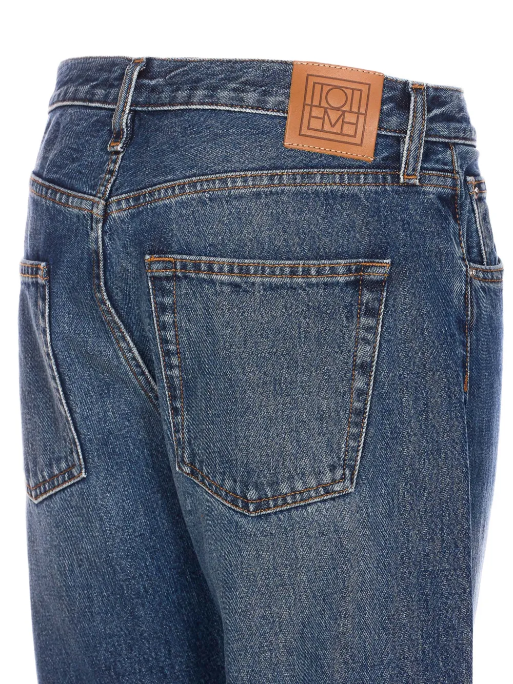 TOTEME Jeans met gedraaide patch Blauw