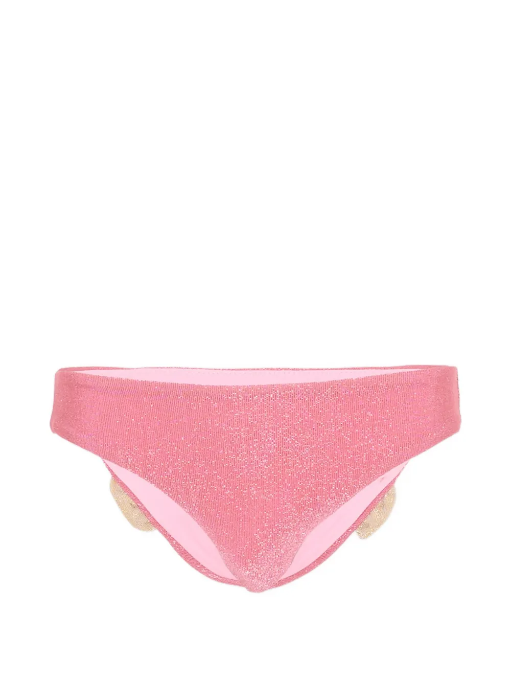 MC2 Saint Barth Kids Madame bow bikini bottom - Rosa