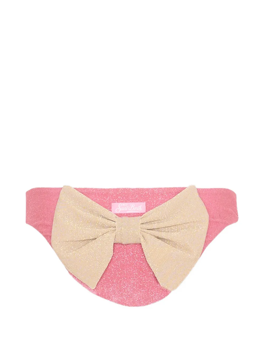 MC2 Saint Barth Kids Madame bikinibroek met strik Roze