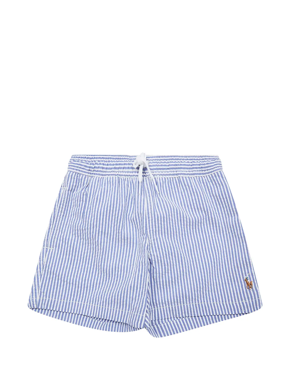 POLO RALPH LAUREN KIDS striped swim shorts - Blu