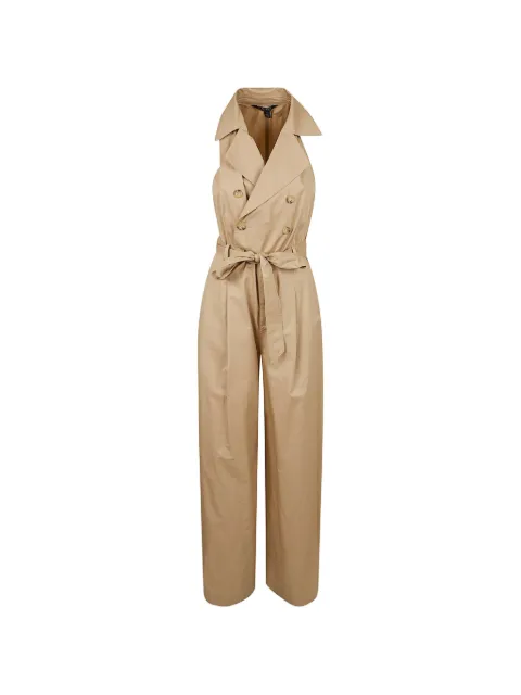 Lauren Ralph Lauren button belted jumpsuit