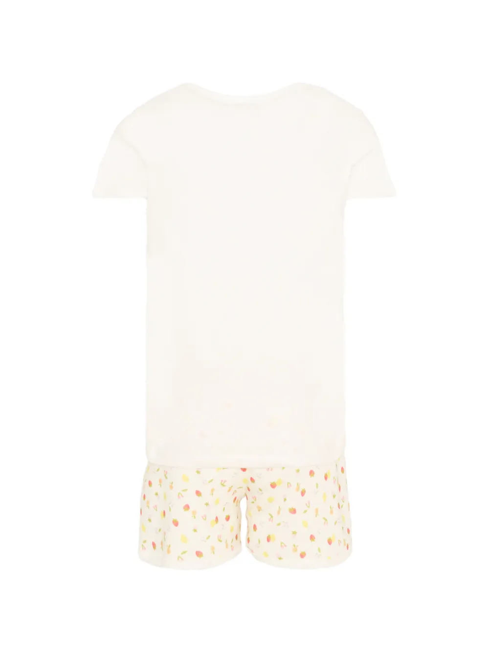 Petit Bateau Pyjama met aardbeiprint Beige