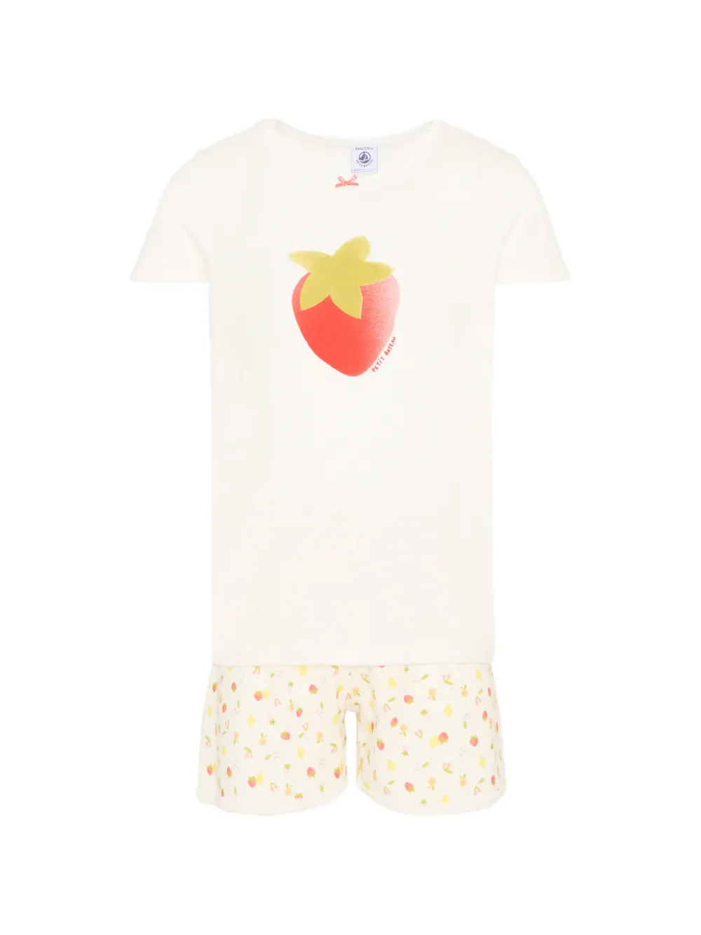 Petit Bateau strawberry print pajamas - Toni neutri