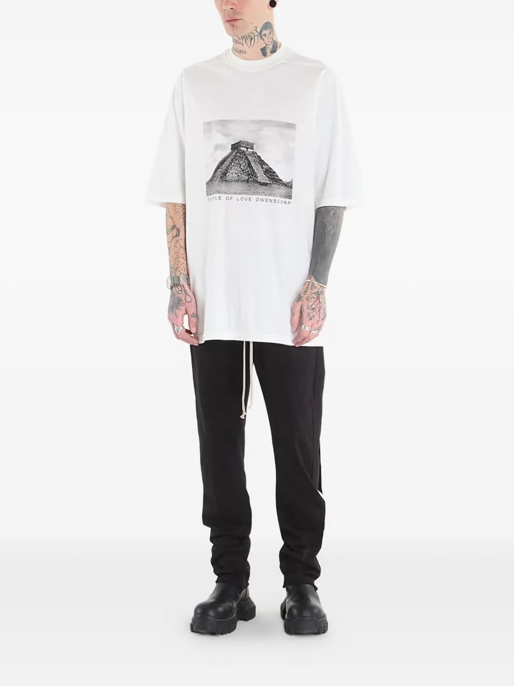 Rick Owens DRKSHDW Jumbo T-shirt Wit