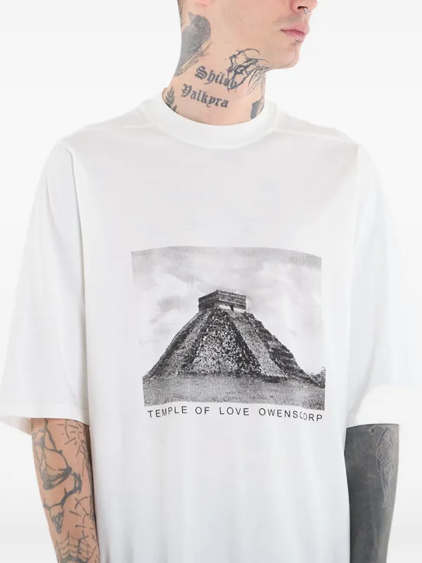 Rick Owens DRKSHDW Jumbo SS Tシャツ | ホワイト | FARFETCH JP
