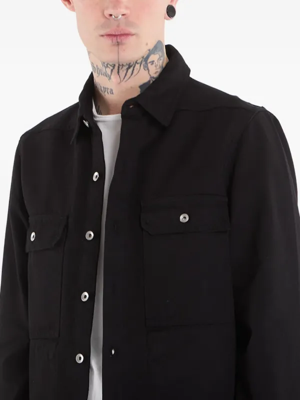 Rick Owens DRKSHDW Outershirt ジャケット | ブラック | FARFETCH JP