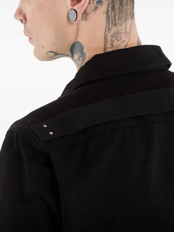 Rick Owens DRKSHDW Outershirt ジャケット | ブラック | FARFETCH JP
