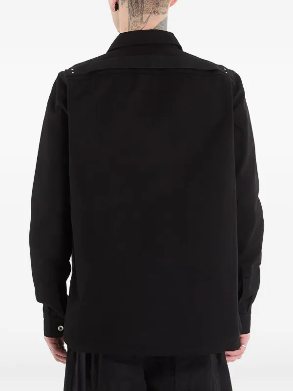 Rick Owens DRKSHDW Outershirt ジャケット | ブラック | FARFETCH JP