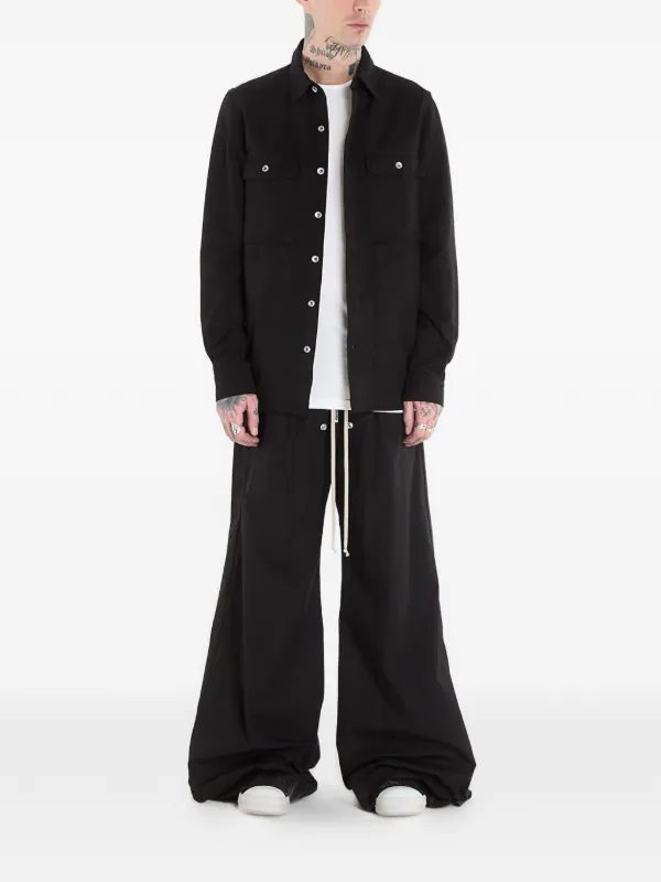 Rick Owens DRKSHDW Outershirt ジャケット | ブラック | FARFETCH JP
