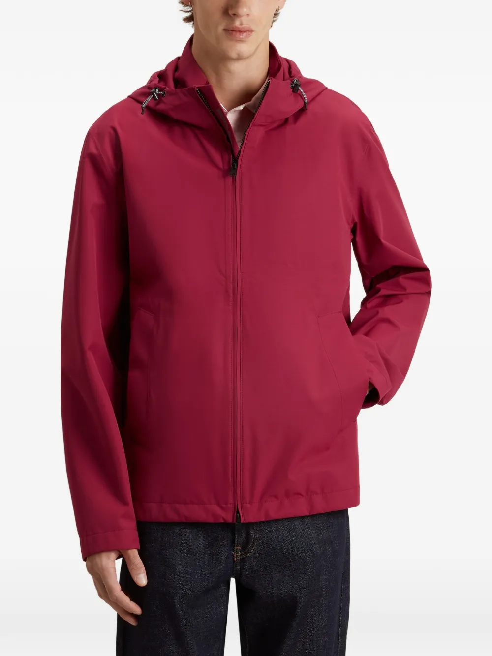  Woolrich Chaqueta Pacific Con Capucha - Rojo 
