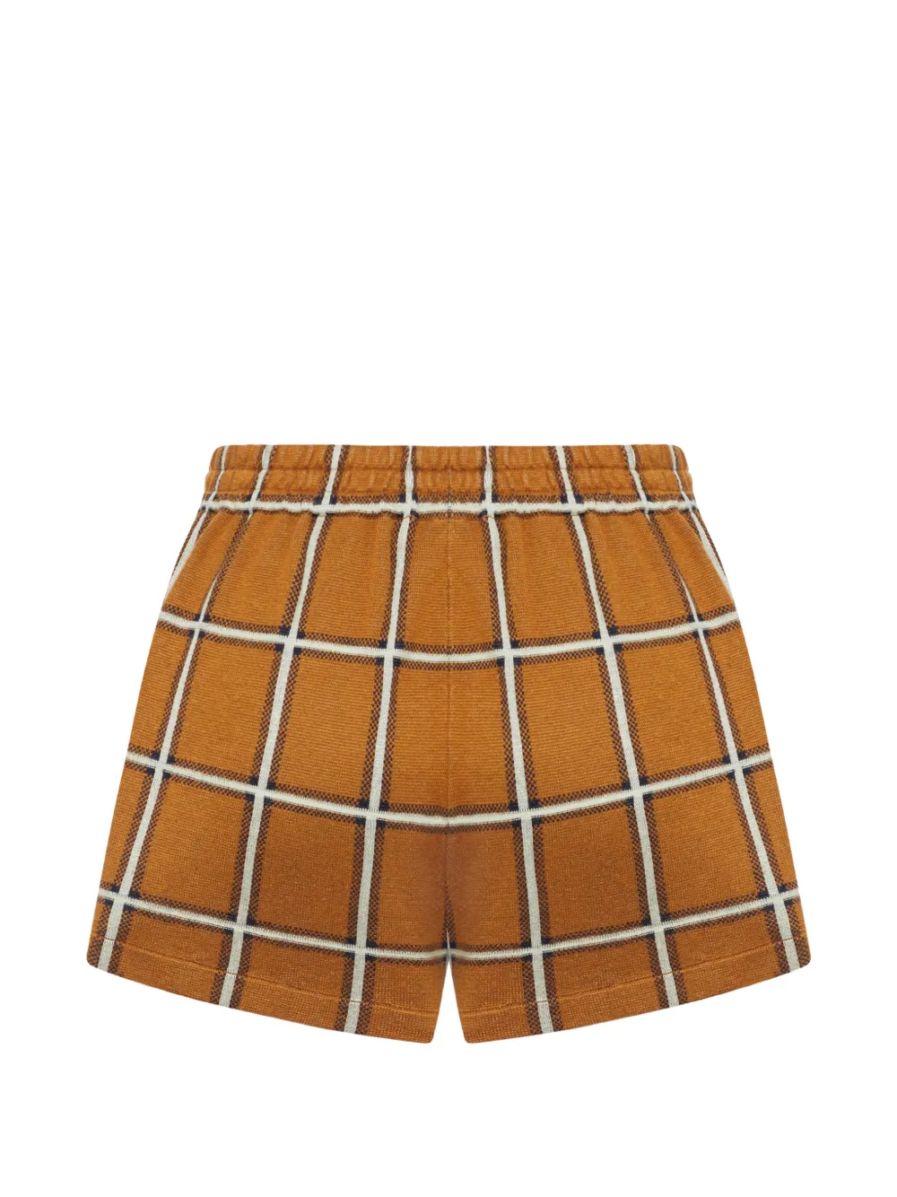  Guest In Residence Plaid Button Shorts - Brown 