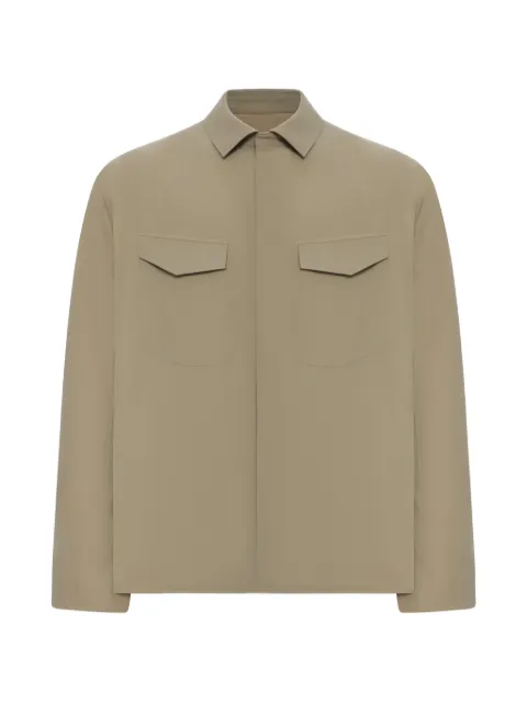 Veilance flap-pocket shirt