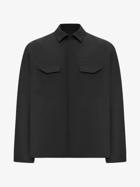 Veilance flap-pocket shirt