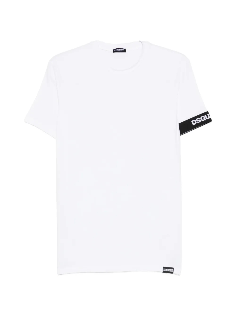 DSQUARED2 logo-patch T-shirt - Bianco