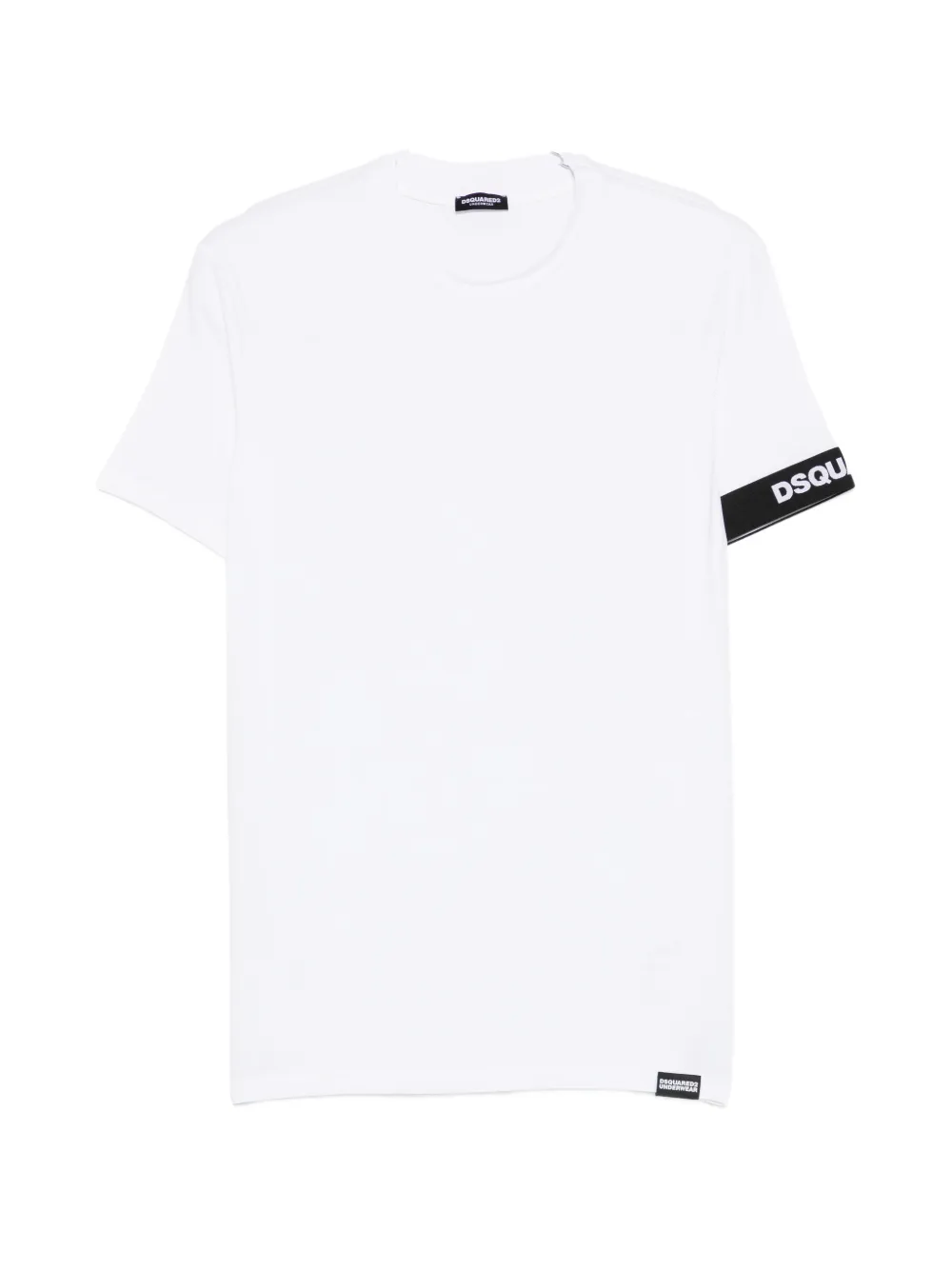 DSQUARED2 logo-patch T-shirt - Bianco