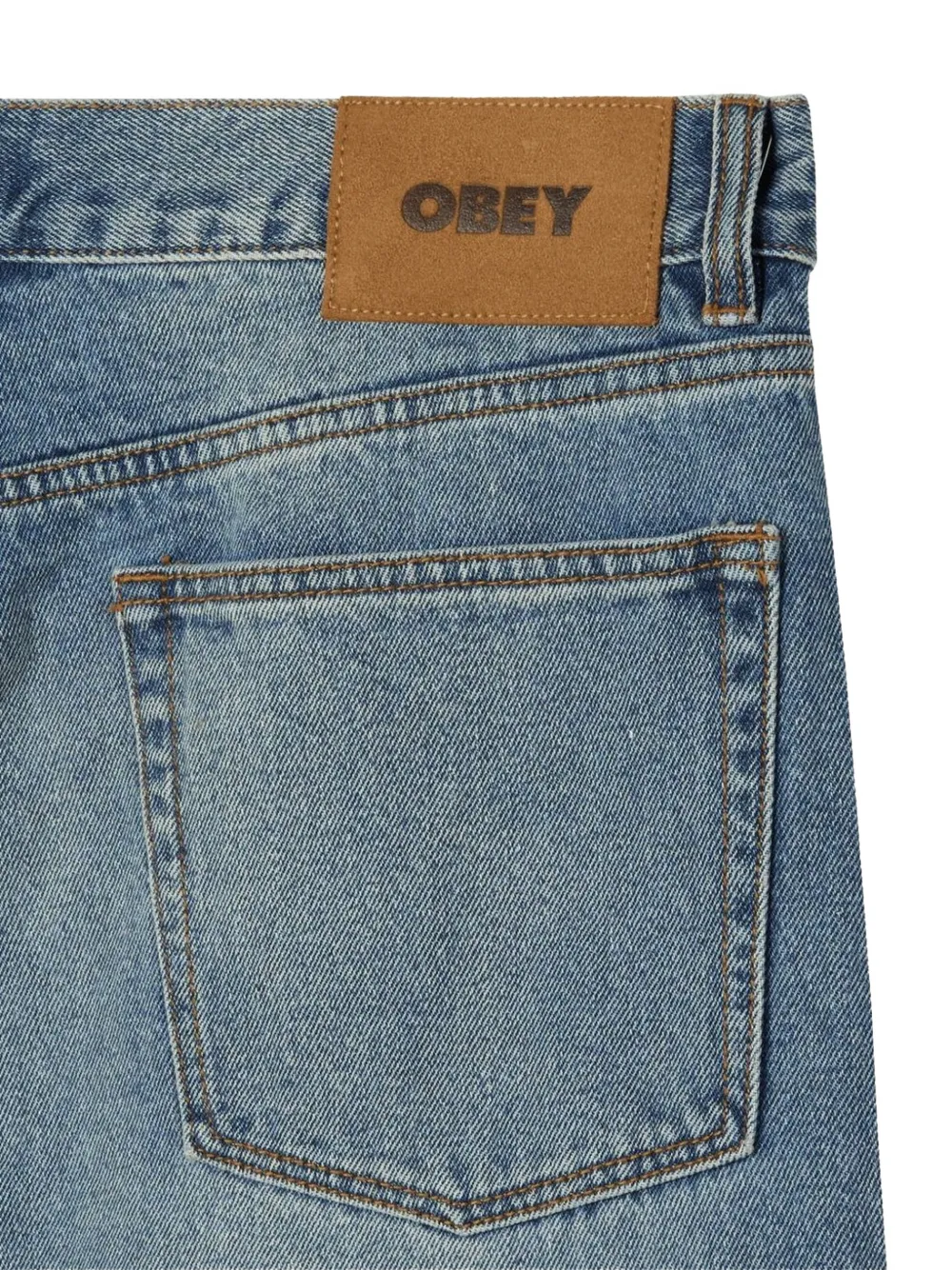  Obey Boxcar Straight-leg Jeans - Blue 