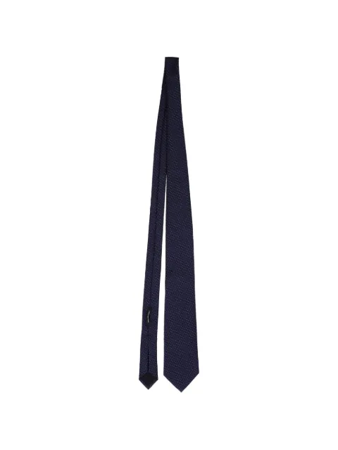 BOSS dot-pattern silk tie