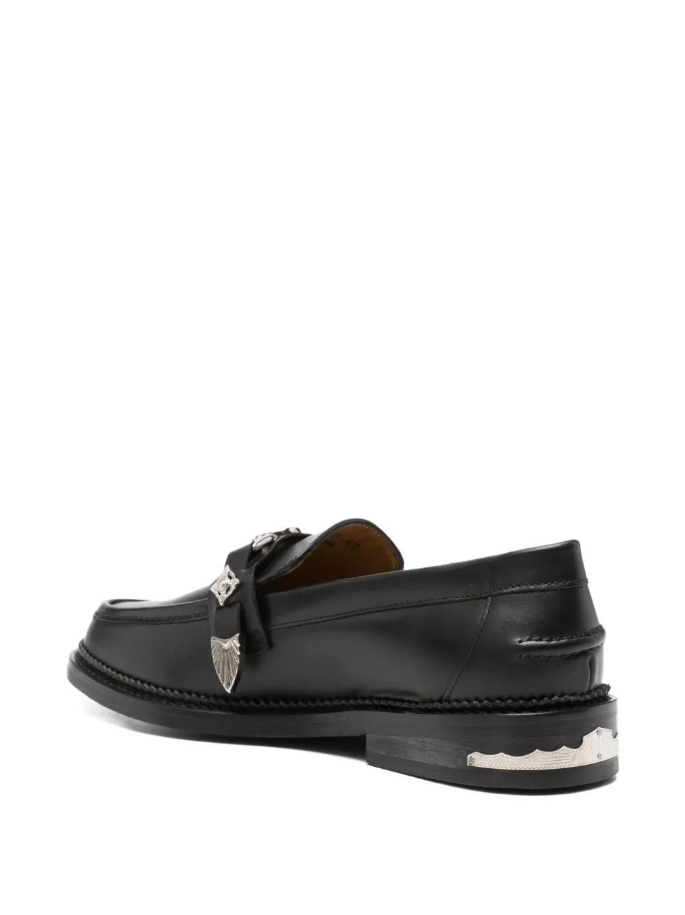 Toga Virilis leather loafers Zwart