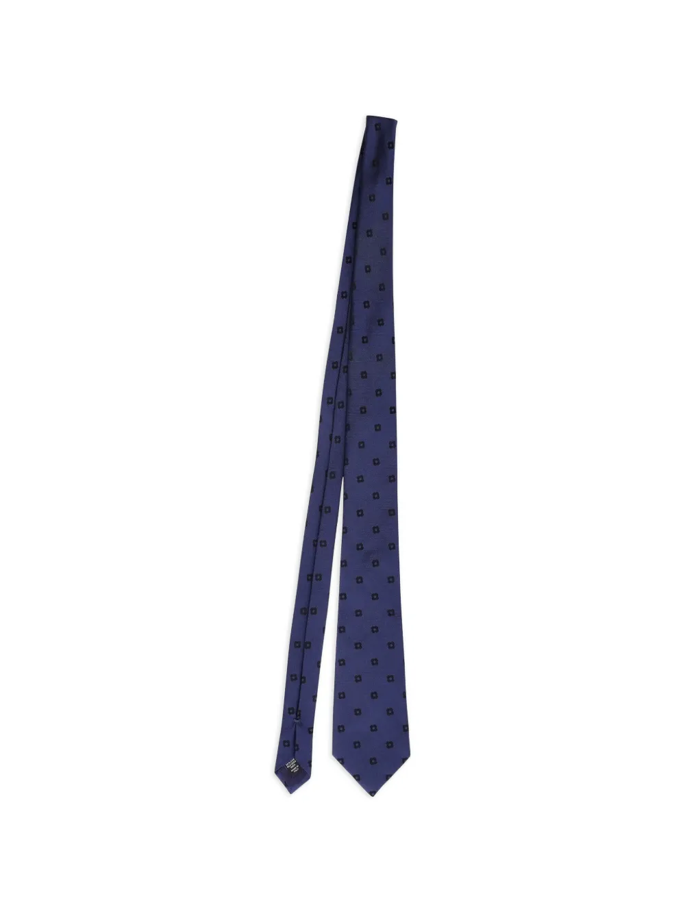 Floral-Pattern Silk Tie