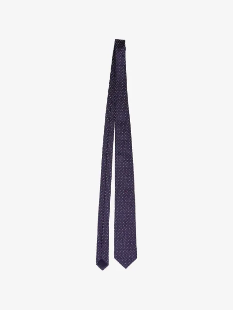 BOSS dot-pattern silk tie