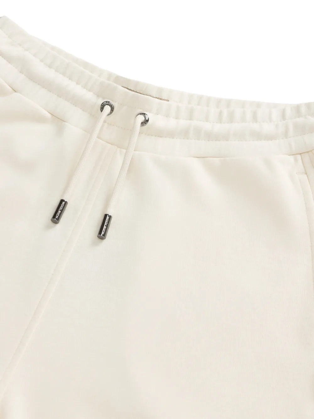 Woolrich Interlock elastische shorts met trekkoord Wit