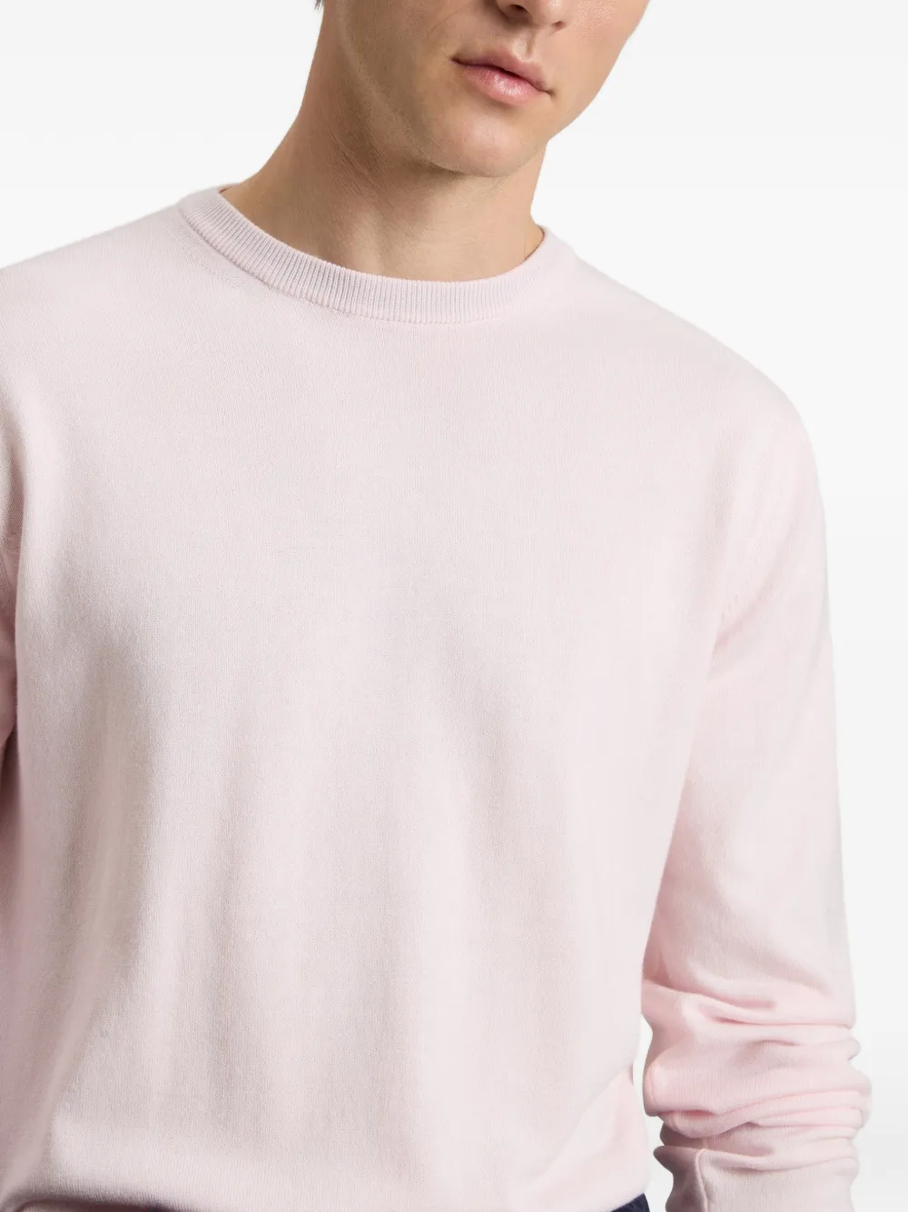 Woolrich Katoenen sweater met geborduurd logo en ronde hals Roze