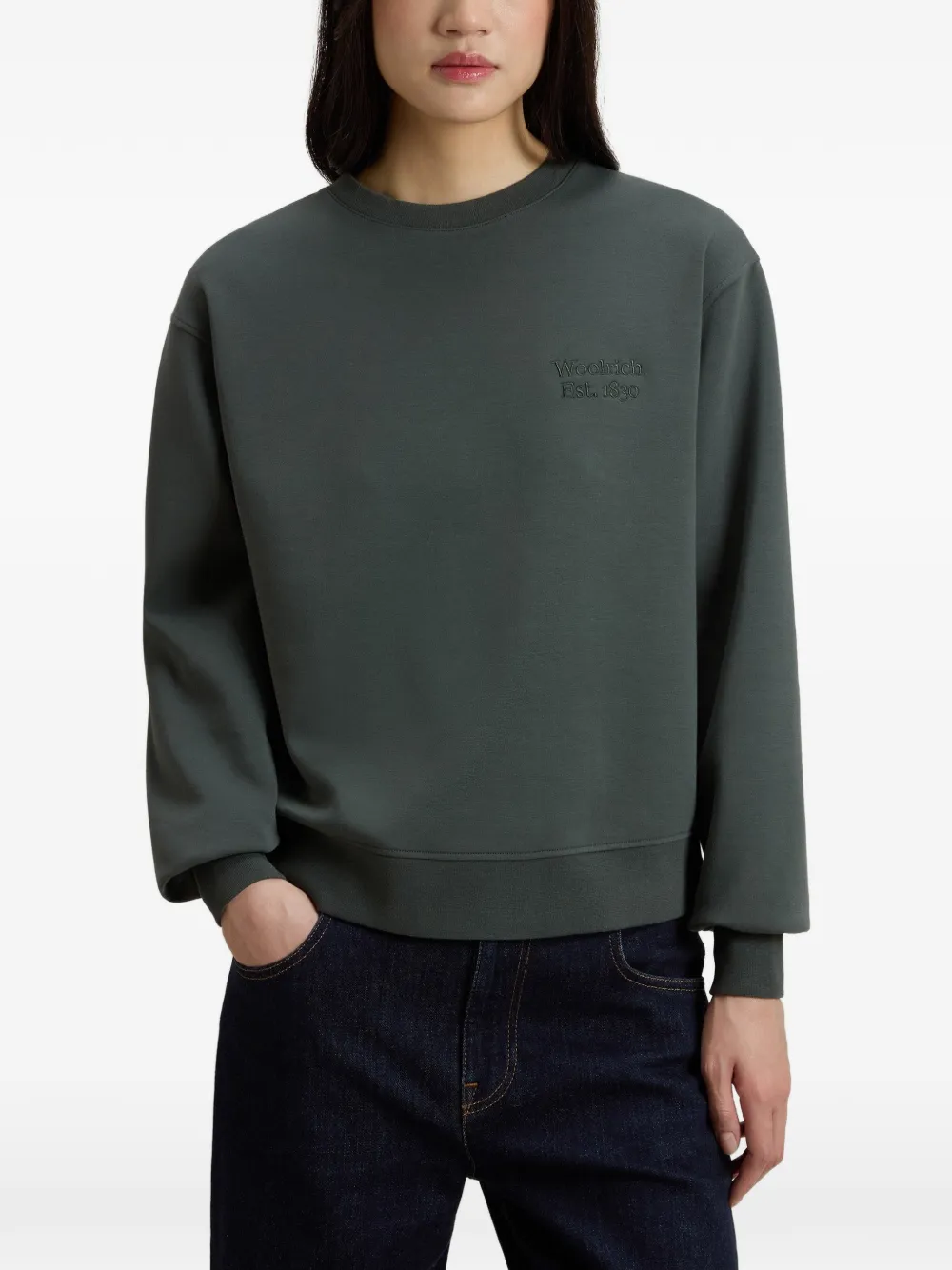  Woolrich Crew-neck Sweatshirt - Green 