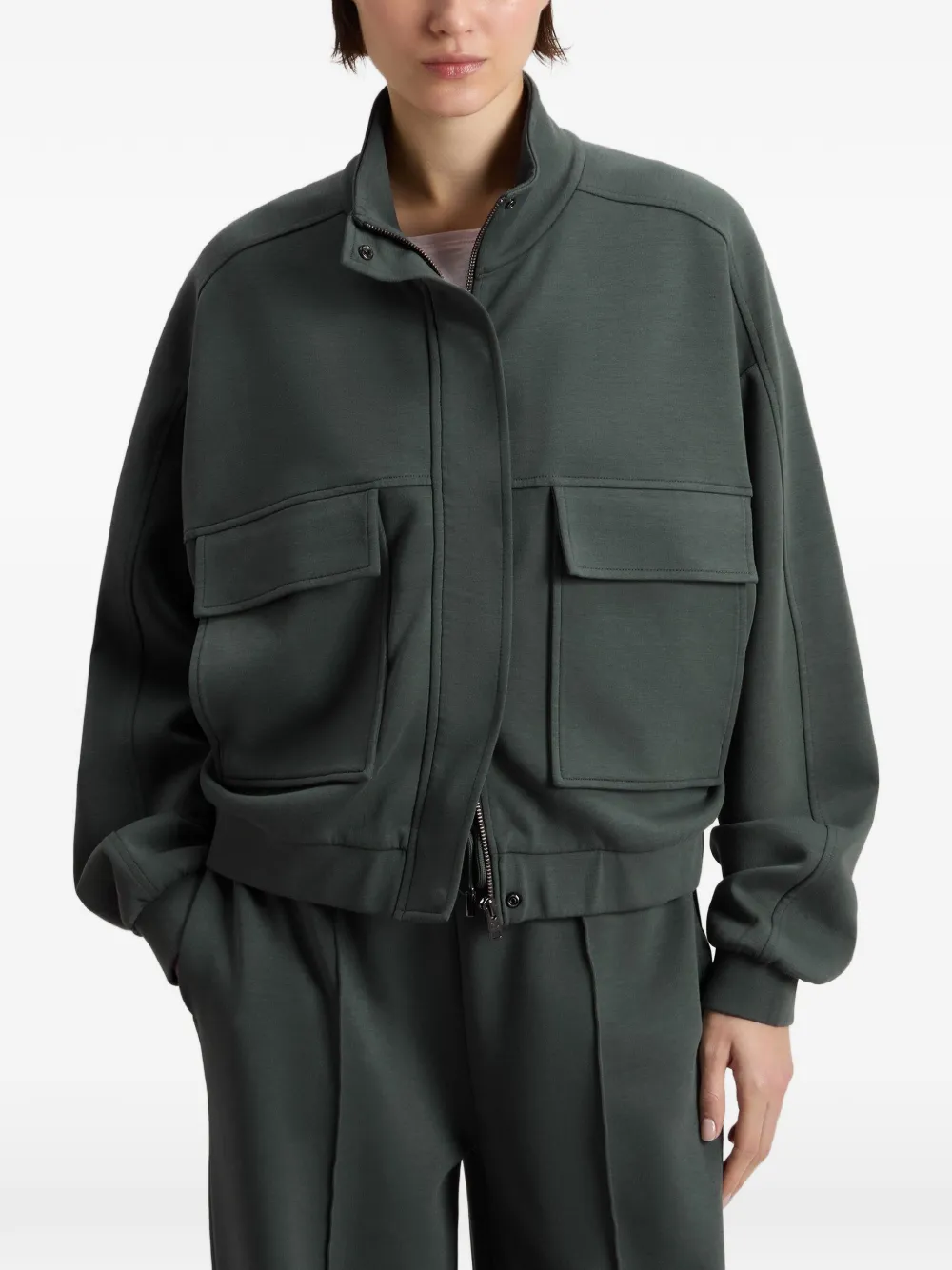  Woolrich Interlock Zipped Sweatshirt - Green 
