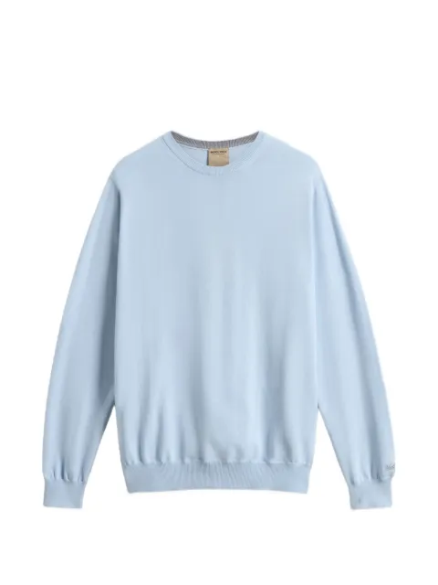 Woolrich logo-embroidered crew-neck sweater