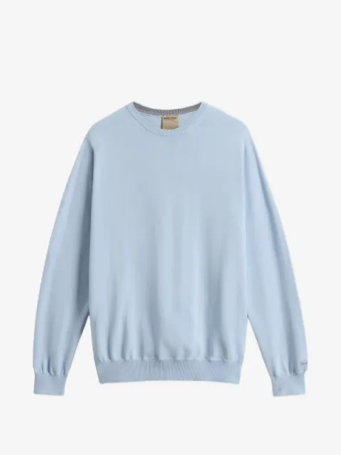 Woolrich suéter con logo bordado