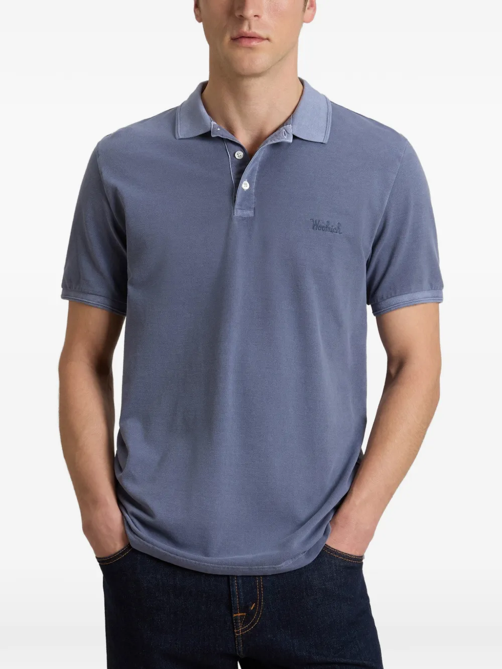 Woolrich Poloshirt Blauw