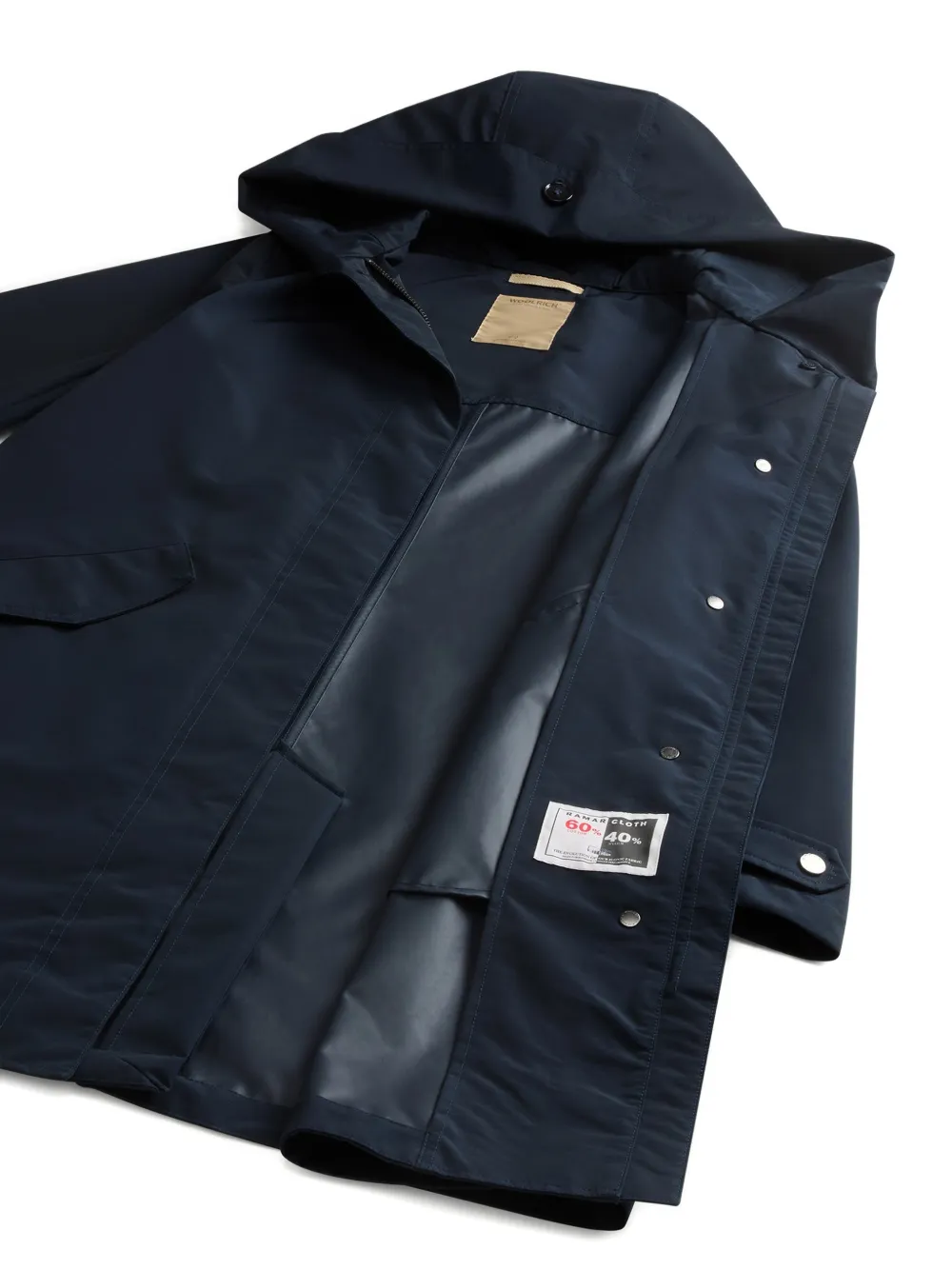 Woolrich Summer Prescott 2L parka met capuchon Blauw