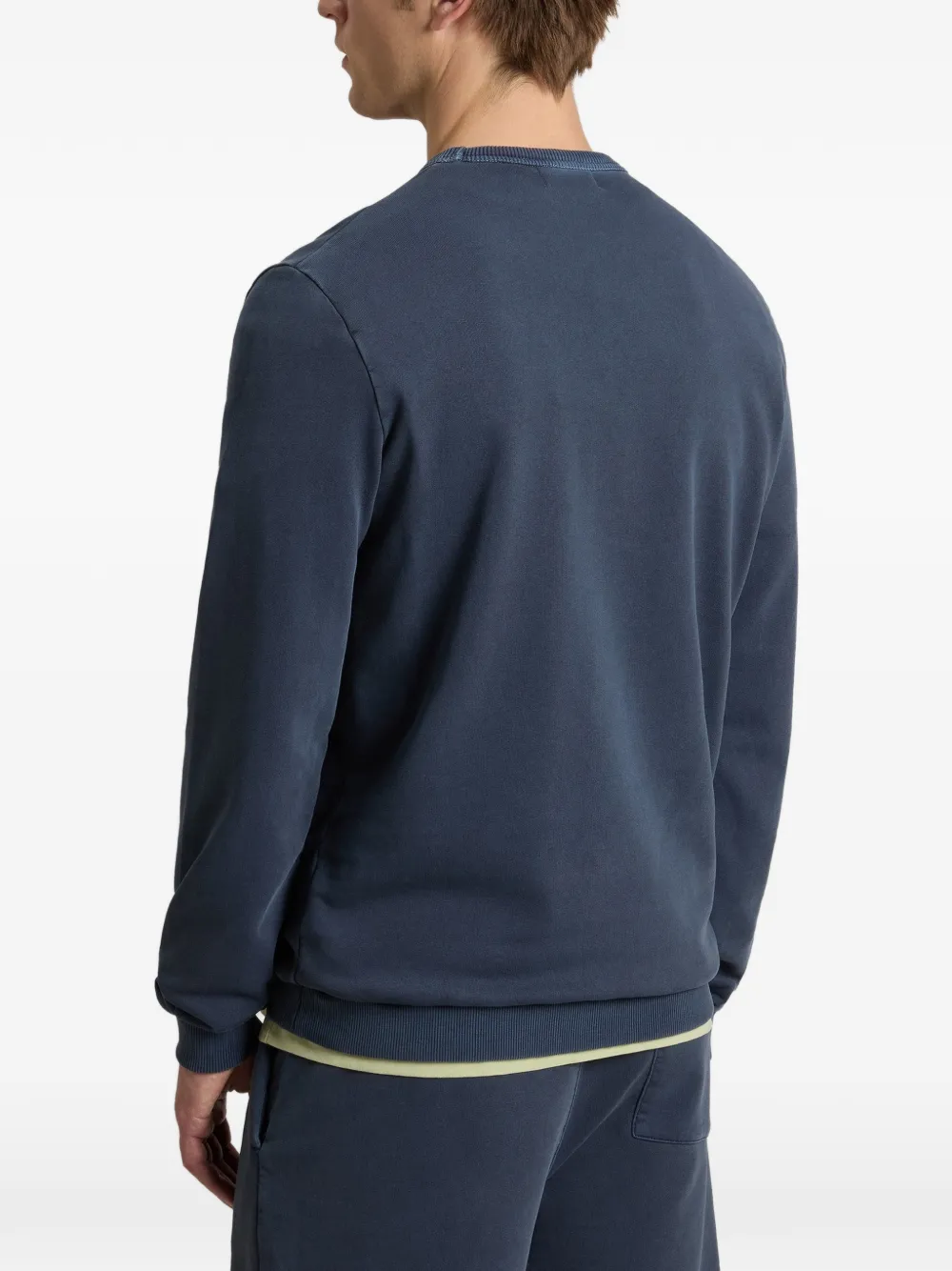 Woolrich Sweater met logo Blauw