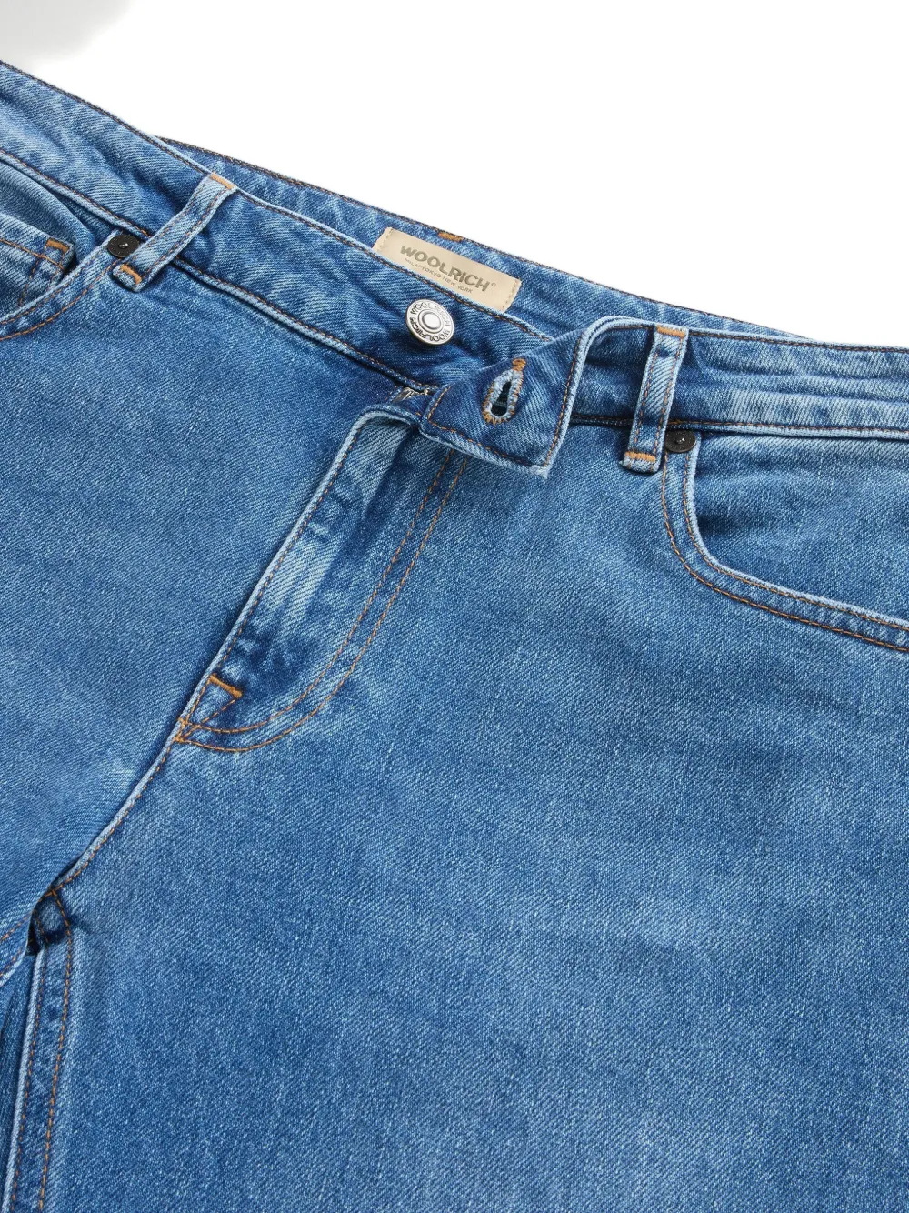 Woolrich Regular jeans met vijf zakken Blauw