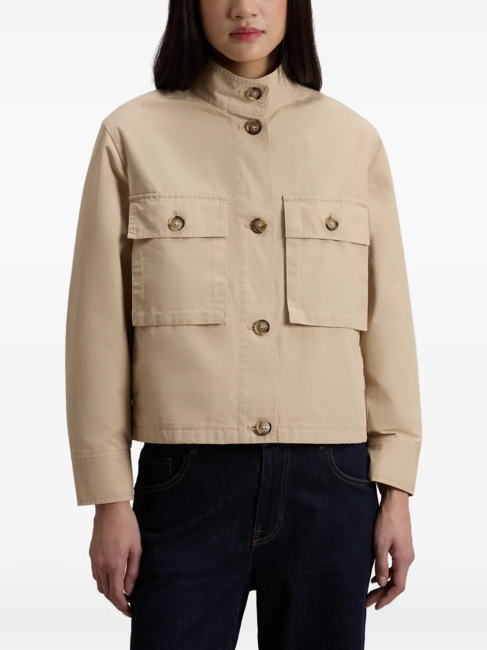  Woolrich Field Patch-pocket Jacket - Neutrals 